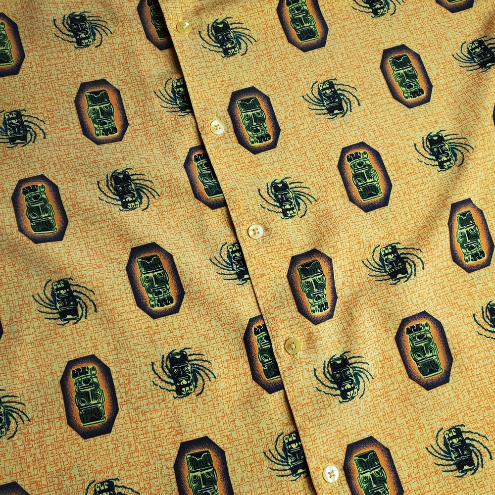 Tiki Hula Casual Button Shirt by Profile. sz Large